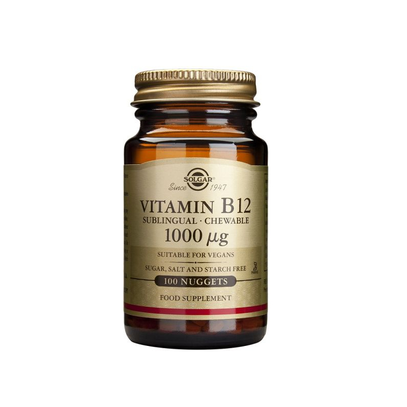 Solgar Vitamina B12 1000 μg 100 Comprimidos
