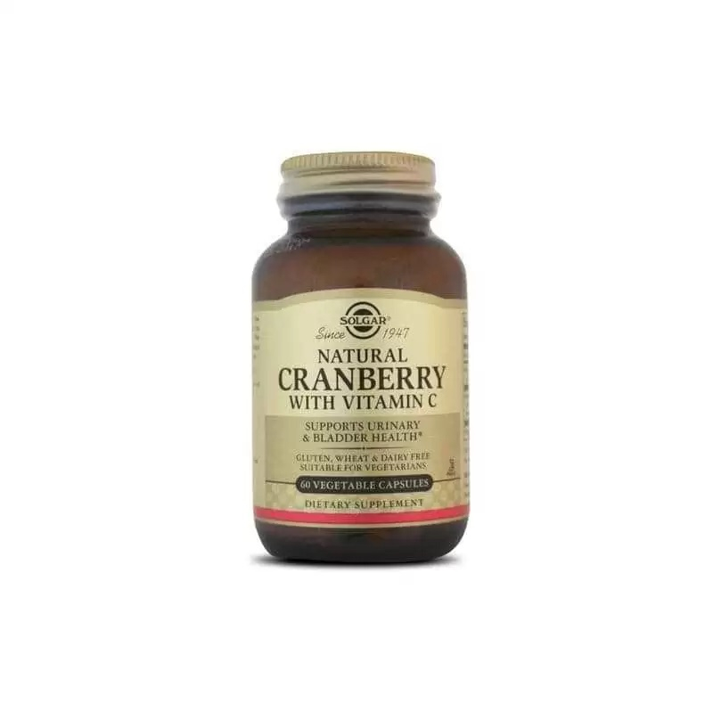 Solgar ArÁndano Rojo Con Vitamina C 60 CÁpsulas