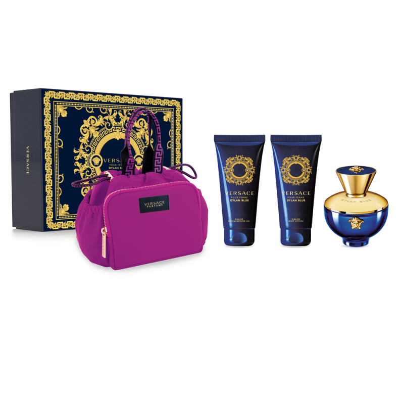 Set Vsc Dylan Blue Pour Femme Xmas Edp 100 Ml + Gel 100 Ml + Bl 100 Ml + Bag