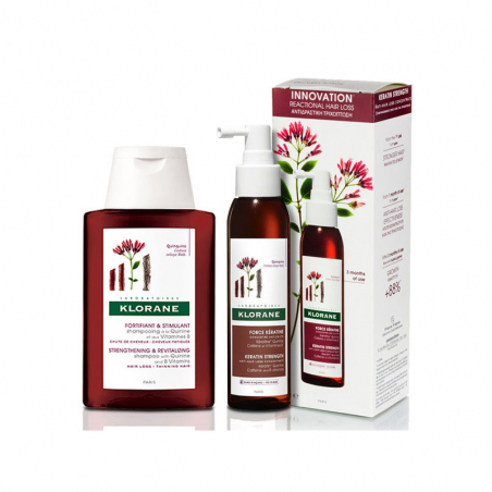KLORANE FORCE KERATIN CONCENTRADO ANTICAIDA + REGALO