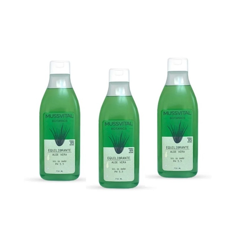 Botanics gel aloe vera 3 x 750ml