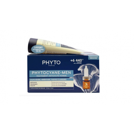 PHYTO PHYTOCYANE-MEN PACK + CHAMPÚ 100ML DE REGALO