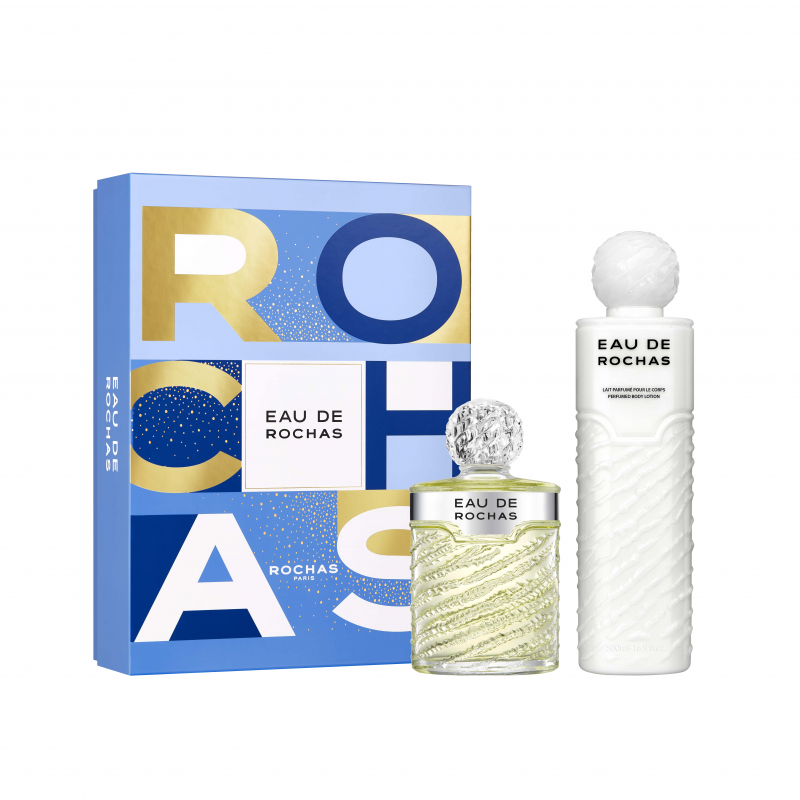 Set Eau Rochas Edt 220ml + Body Lotion 500ml