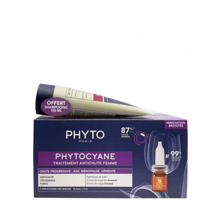 PHYTO PHYTOCYANE TRATAMIENTO ANTICAÍDA MUJER