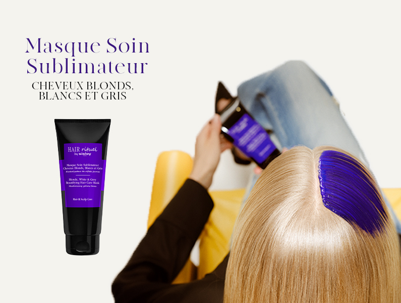 Hair Rituel masque soin sublimateur cheveux blonds blands et gris