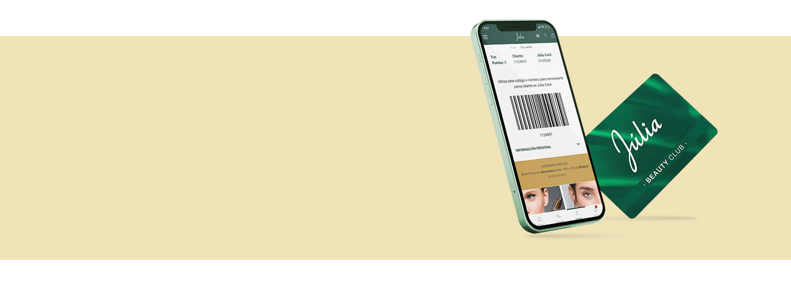 realiza compras para acumular saldo Beauty Club