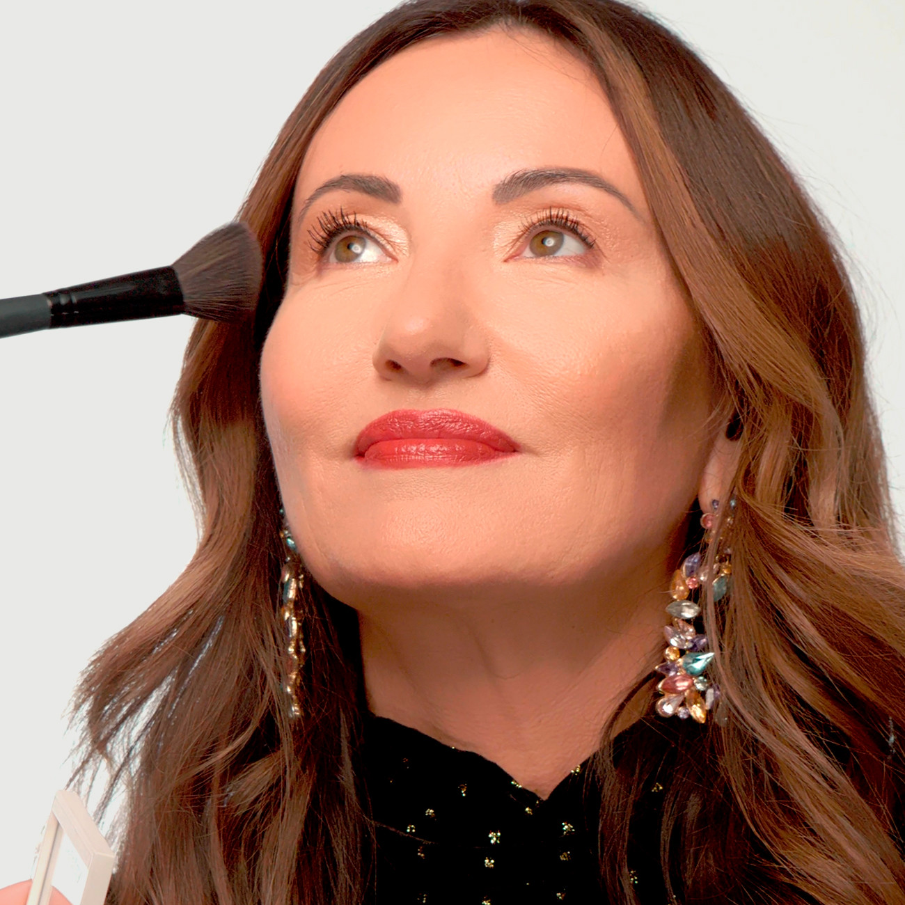 look Navidad piel luminosa