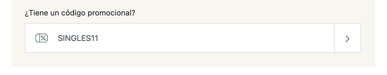 código promocional online